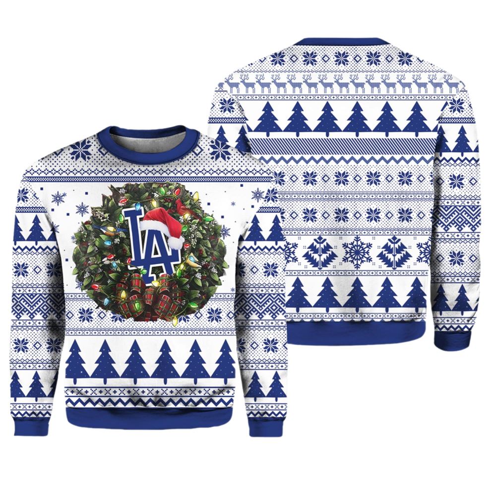 Dodgers Party Ideas Christmas Jumper Ugly Christmas Sweater - Moonbestprint