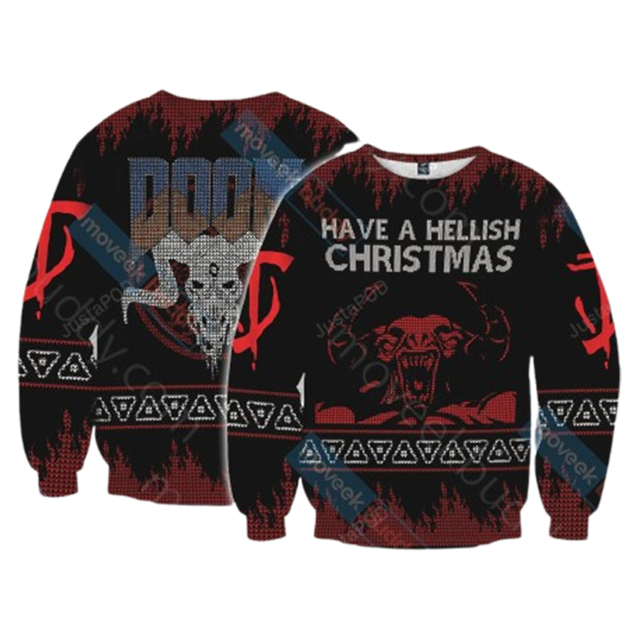 Doom Ugly Christmas Sweater – Moonbestprint
