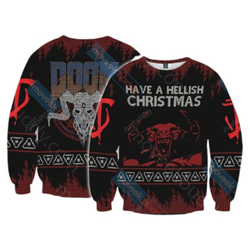Doom Ugly Christmas Sweater – Moonbestprint
