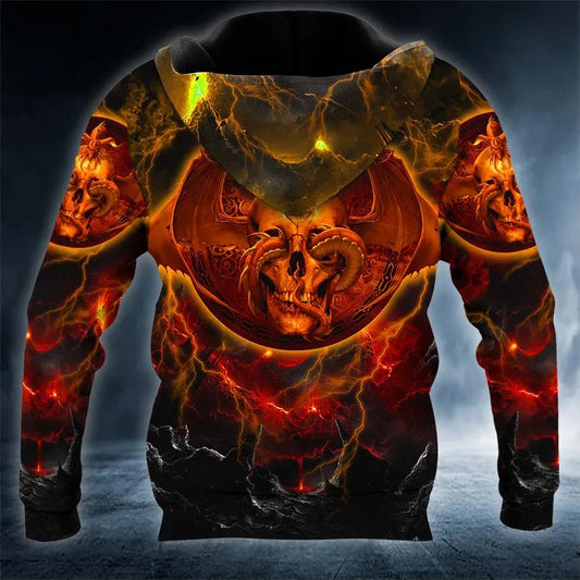 Dragons Dissent Skull 3D Hoodie Moonbestprint
