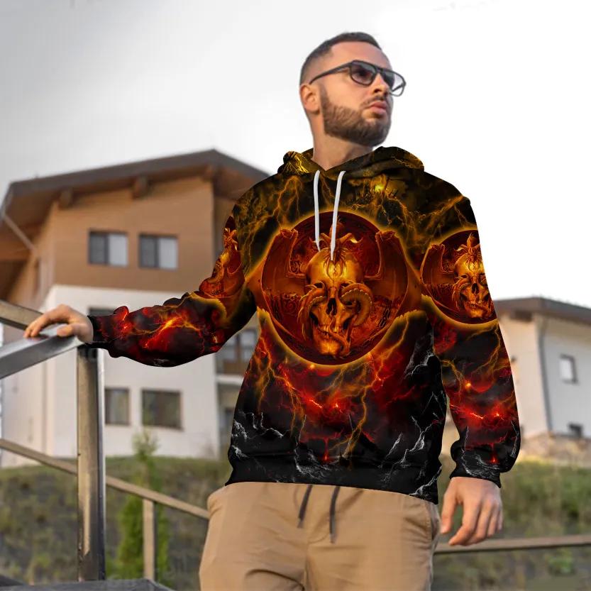 Dragons Dissent Skull 3D Hoodie Moonbestprint