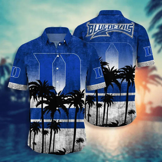 Duke Blue Devils Aloha Hawaiian Shirt, NCAA Hawaiian Shirt Moonbestprint