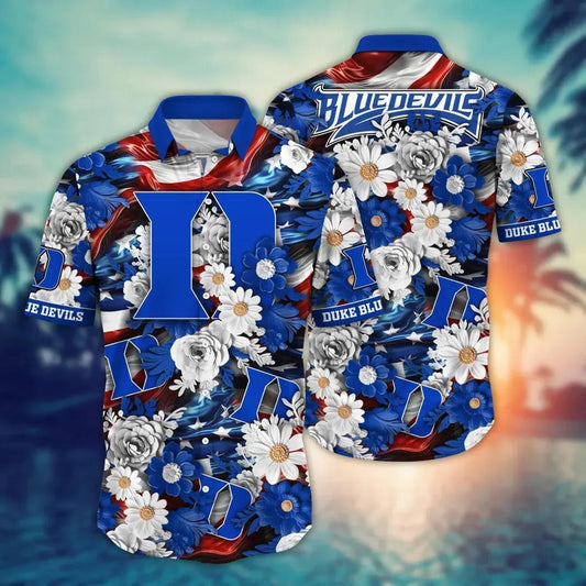 Duke Blue Devils NCAA Aloha Hawaiian Shirt 1, NCAA Hawaiian Shirt Moonbestprint