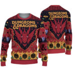 2025 Dungeons & Dragons Seven Dice A-Rolling Ugly Christmas Sweater – Moonbestprint