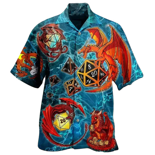 Dungeons and Dragons Hawaiian Shirt - Moonbestprint