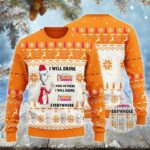 Dunkin Donuts Cat Hat Will Drink Everywhere Ugly Sweater – Moonbestprint