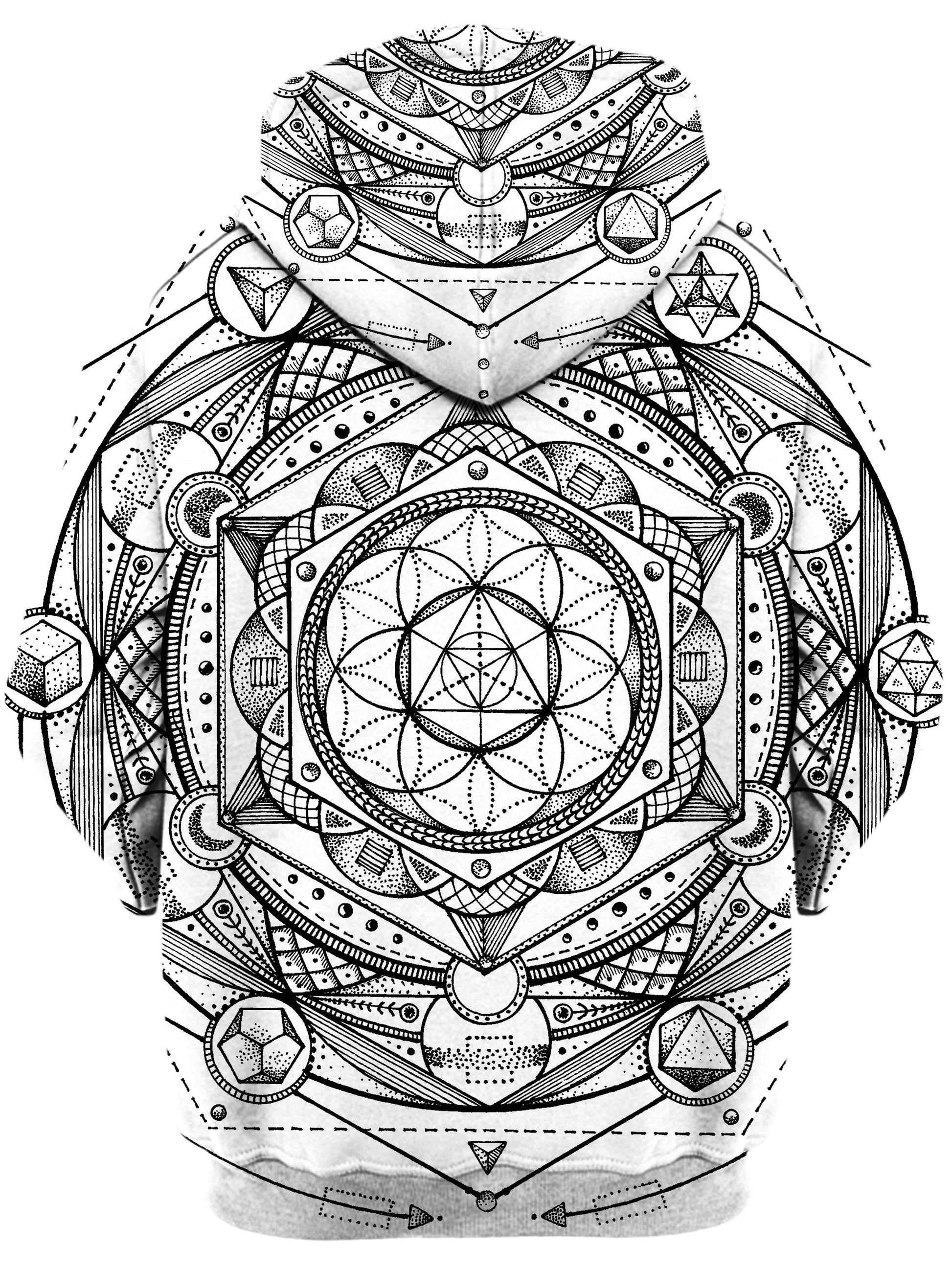 Esoteric Light Unisex Zip-Up Hoodie -Moonbestprint