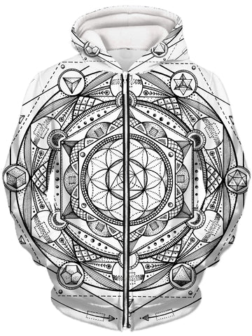 Esoteric Light Unisex Zip-Up Hoodie -Moonbestprint