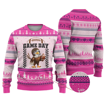 Eagle Football Ugly Christmas Sweater Game Day 2025 – Moonbestprint