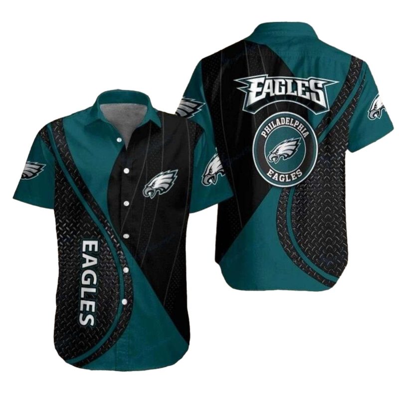 Philadelphia Eagles Eagles Crested Sash Hawaiian Shirt - Moonbestprint