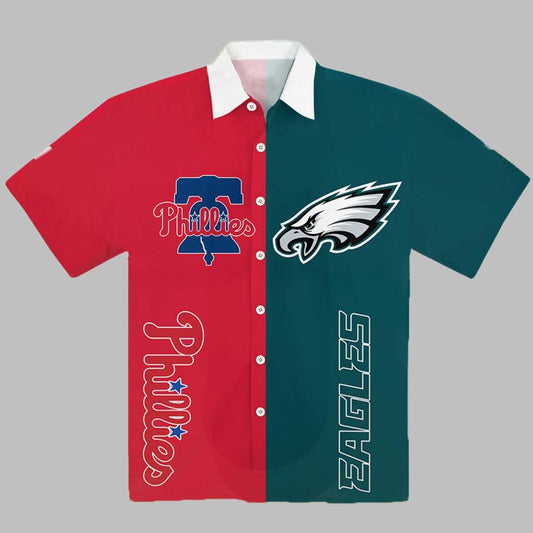 Eagles x Phillies Hawaiian Shirt 2025 - Moonbestprint