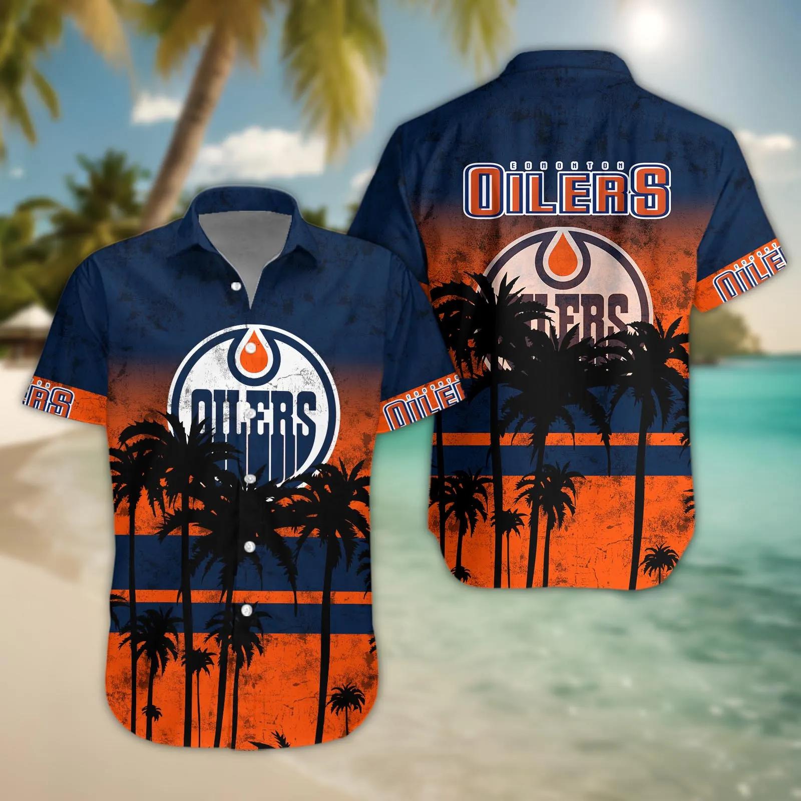Edmonton Oilers Hawaii Shirt 1, NHL Hawaiian Shirt Moonbestprint