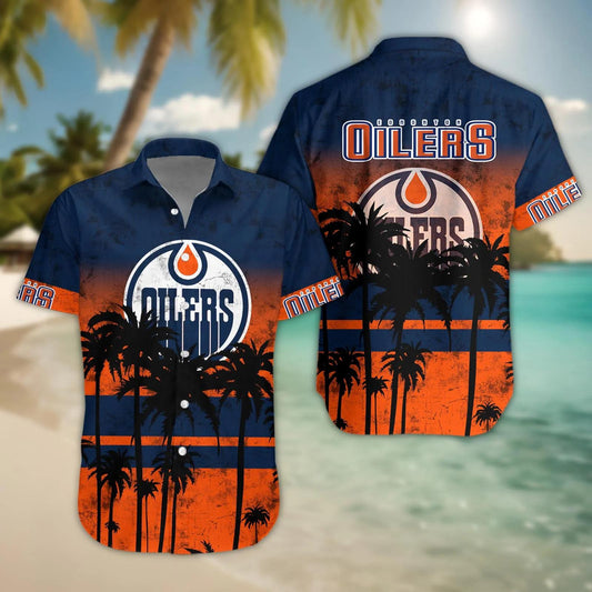 Edmonton Oilers Hawaii Shirt 1, NHL Hawaiian Shirt Moonbestprint