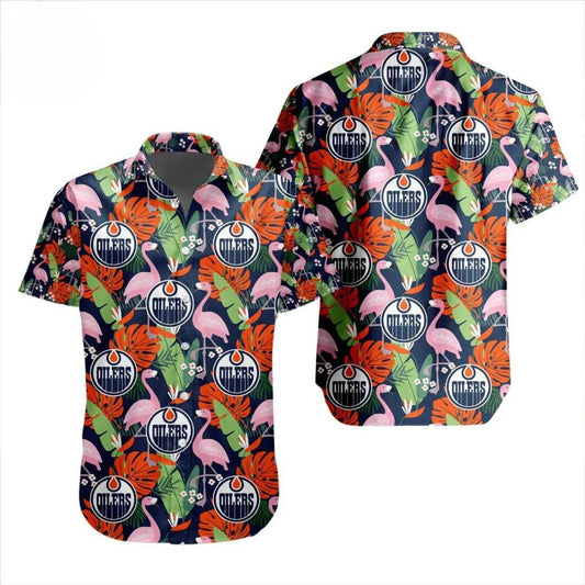 Edmonton Oilers NHL Hockey Team Hawaiian Shirt, NHL Hawaiian Shirt Moonbestprint