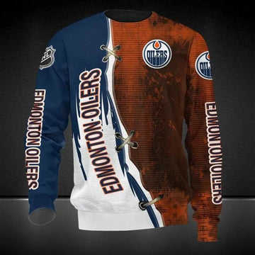 Edmonton Oilers Ugly Christmas Sweater, NHL Christmas Sweater Moonbestprint