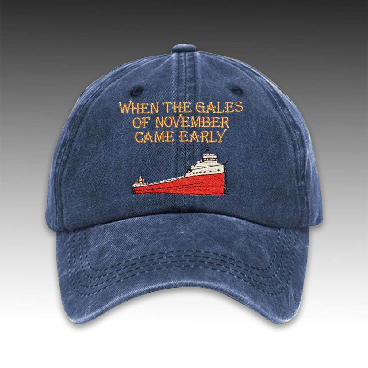 Edmund Fitzgerald When The Gales Of November Come Early Hat Moonbestprint