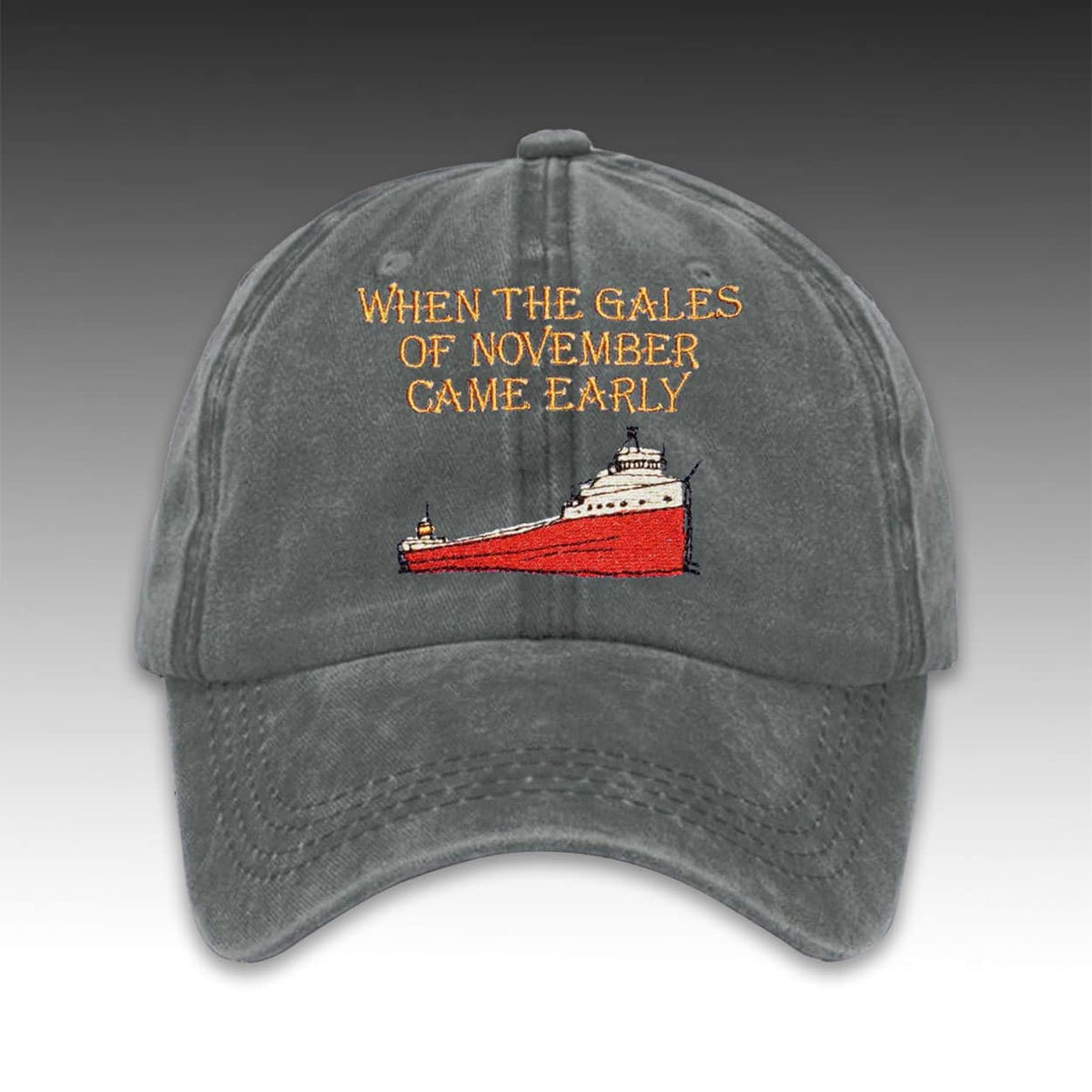 Edmund Fitzgerald When The Gales Of November Come Early Hat Moonbestprint