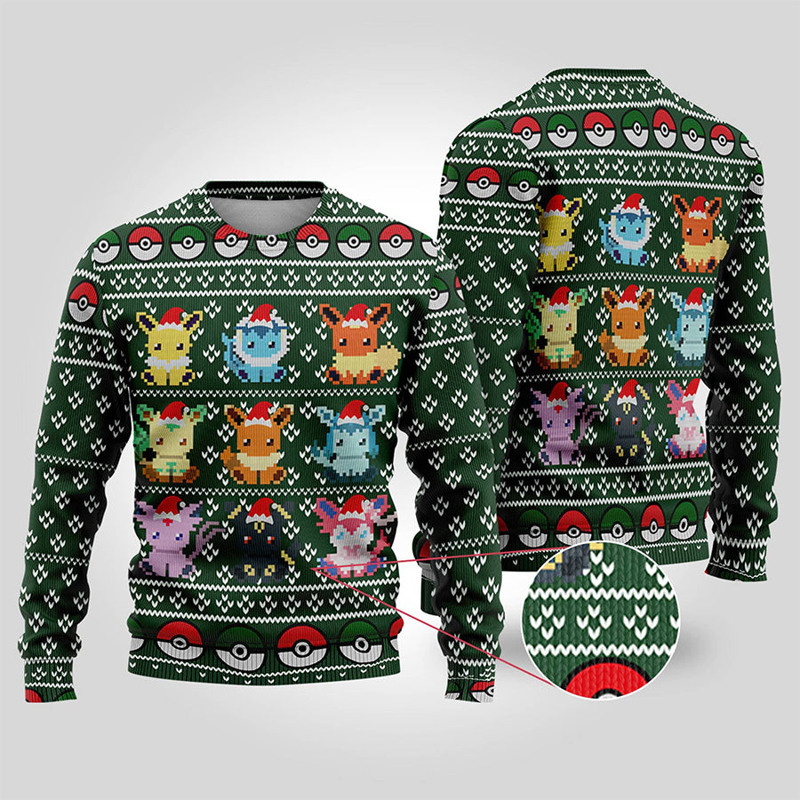Eevee Ugly Christmas Sweater – Moonbestprint