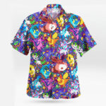 Eevee Evolutions Hawaiian Shirt Tropical Pokemon Style – Moonbestprint
