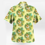 Eevee Pokemon Hawaiian Shirt Tropical Yellow Aloha – Moonbestprint