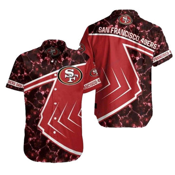 Electric Charge 49ers Thunder Play Hawaiian Shirt - Moonbestprint