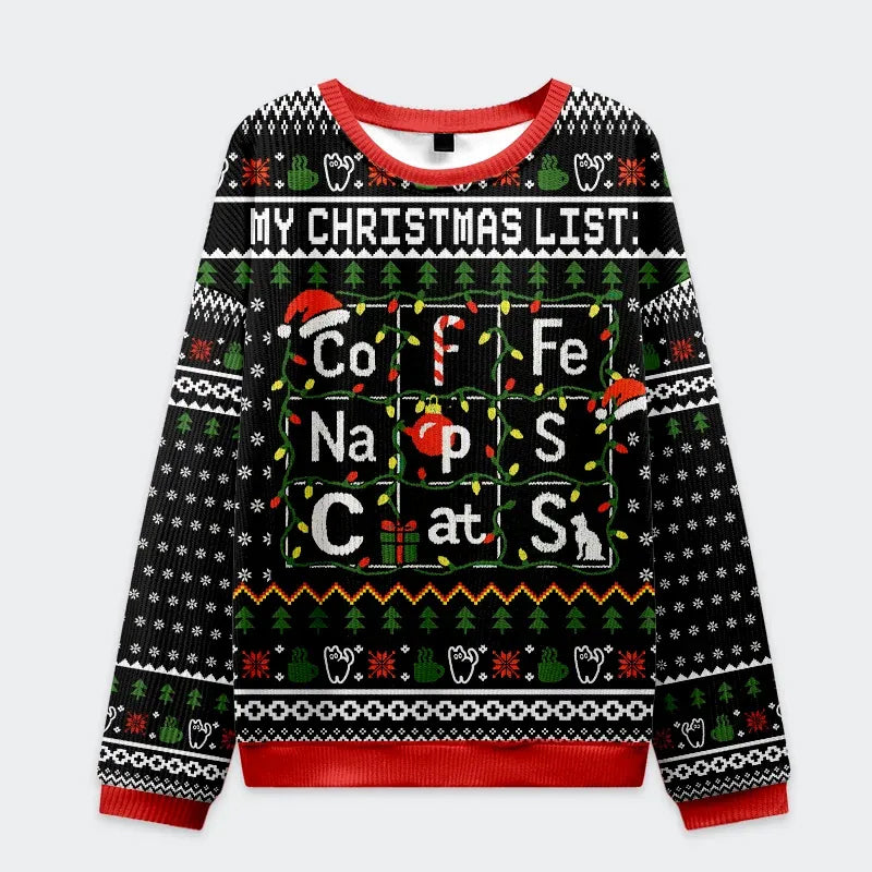 Elements Table Christmas Ugly Christmas Sweater – Moonbestprint