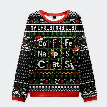 Elements Table Christmas Ugly Christmas Sweater – Moonbestprint