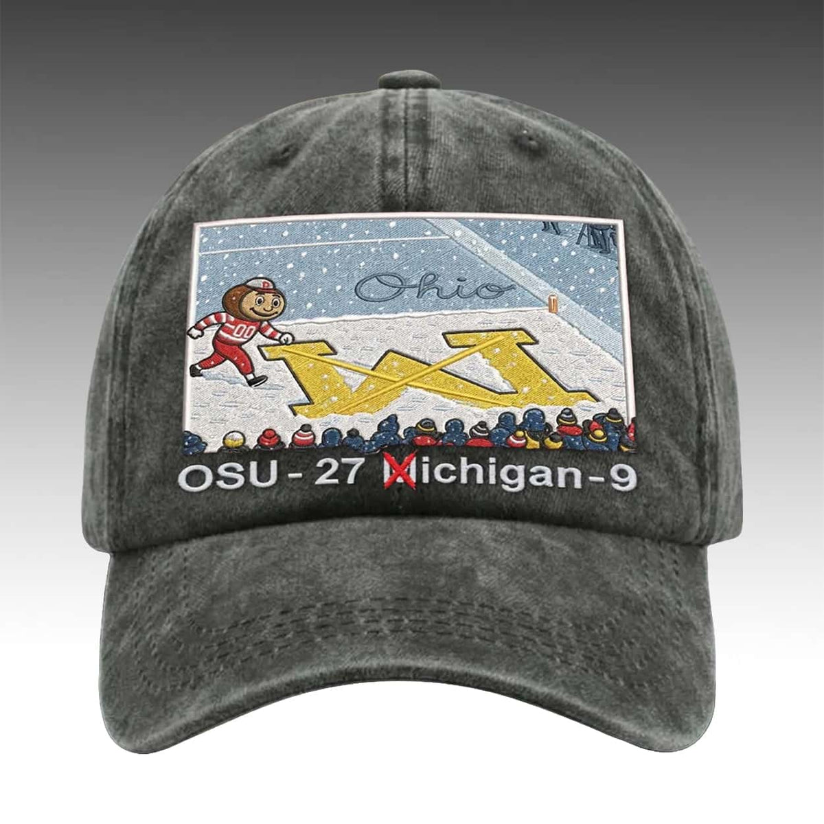 Erase The M Ohio State Cap Moonbestprint