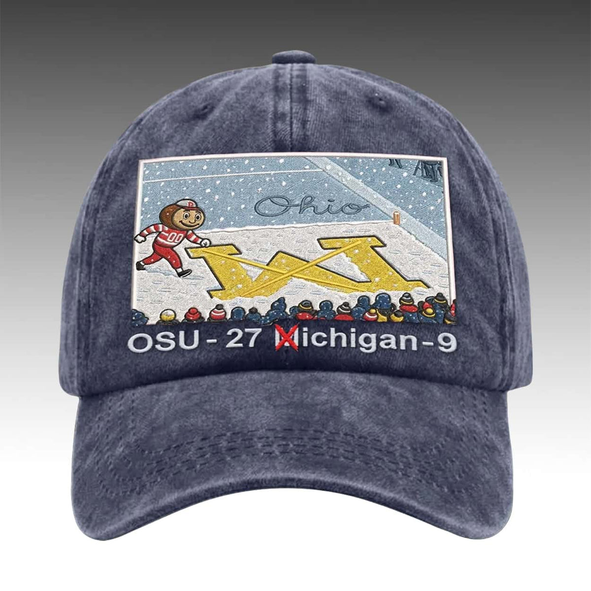 Erase The M Ohio State Cap Moonbestprint