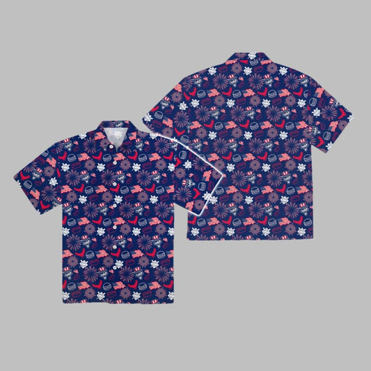 Erie SeaWolves Patriotic Button-Up Hawaiian Shirt 2025 Giveaway - Moonbestprint