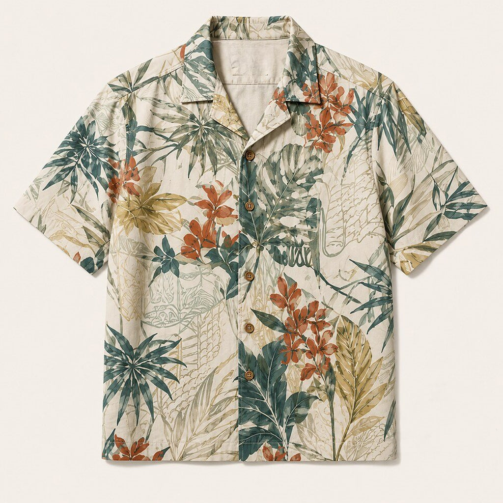 Euphoria Season 3 Zendaya Tropical Botanical Hawaiian Shirt – Moonbestprint