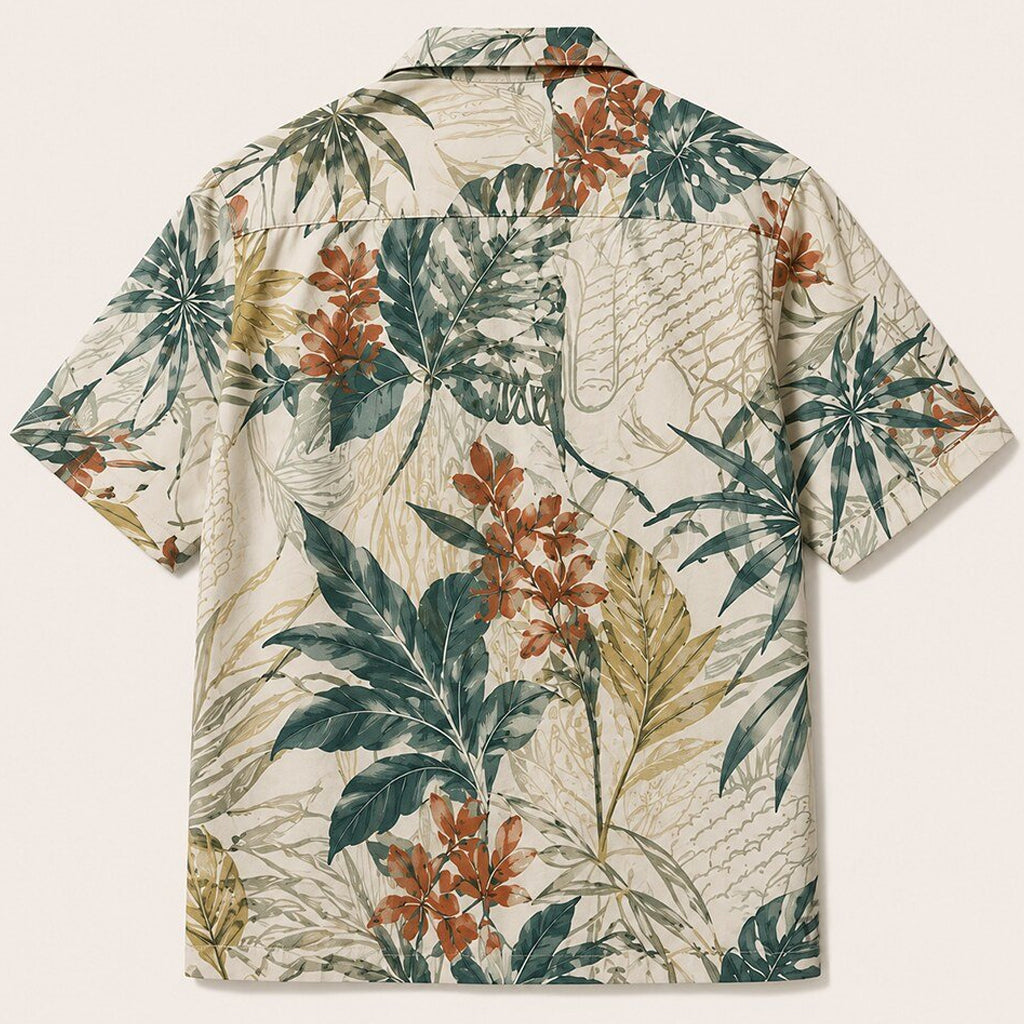 Euphoria Season 3 Zendaya Tropical Botanical Hawaiian Shirt – Moonbestprint