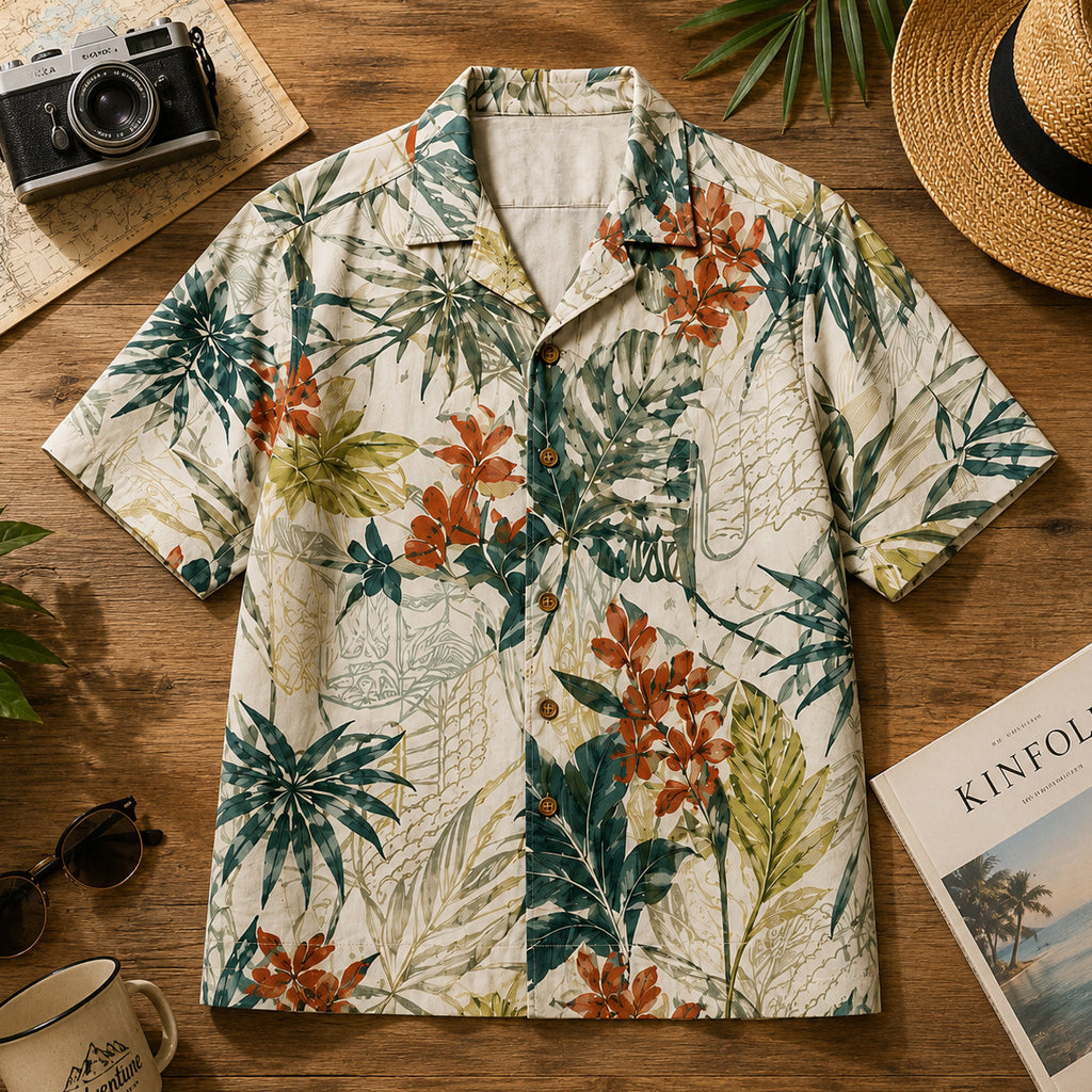 Euphoria Season 3 Zendaya Tropical Botanical Hawaiian Shirt – Moonbestprint