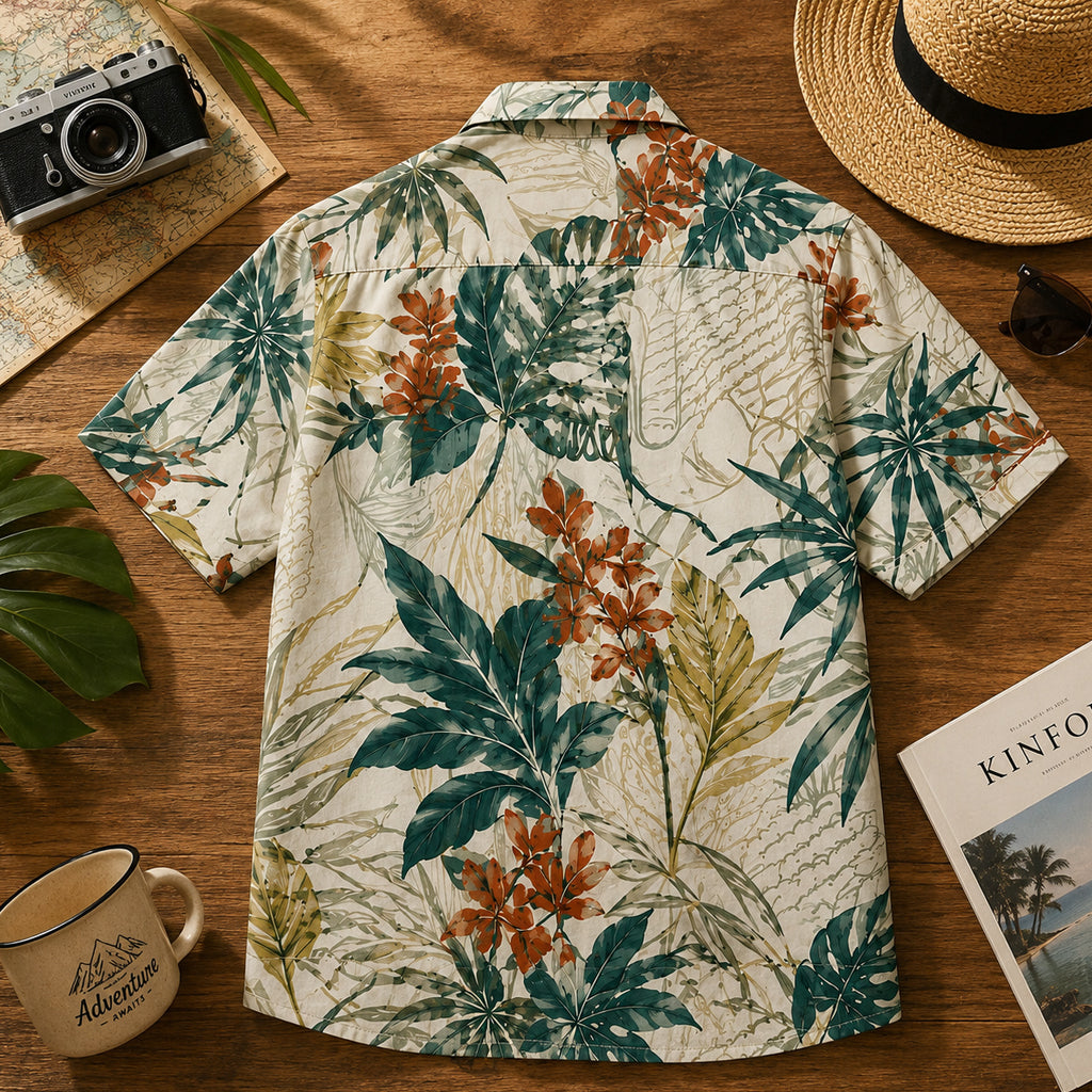 Euphoria Season 3 Zendaya Tropical Botanical Hawaiian Shirt – Moonbestprint