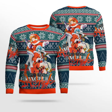 Evangelion Alt Ugly Christmas Sweater – Moonbestprint