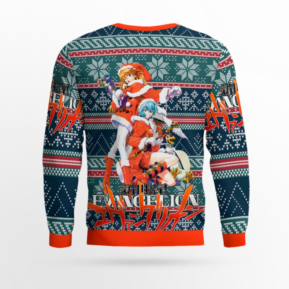 Evangelion Alt Ugly Christmas Sweater – Moonbestprint