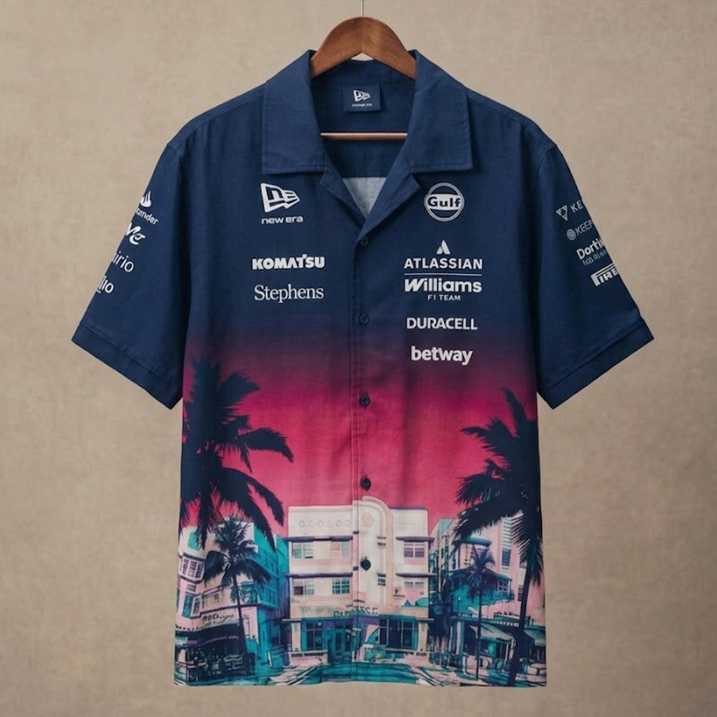 F1 Williams Racing Miami 2026 Hawaiian Shirt – Moonbestprint