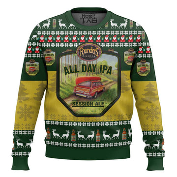 Founders All Day IPA 3D Ugly Christmas Sweater Christmas Gift – Moonbestprint