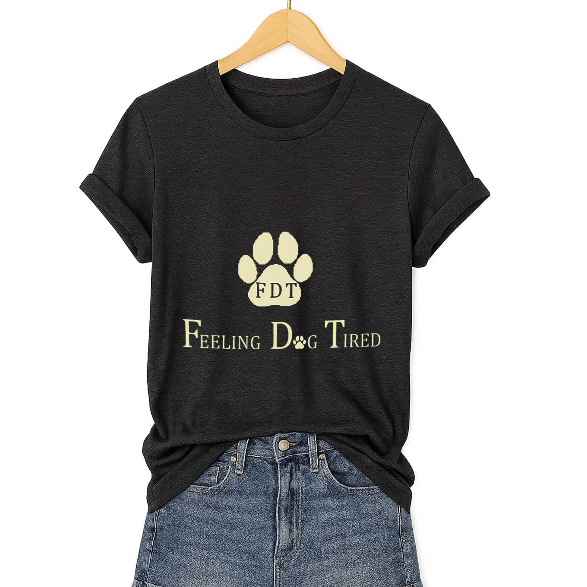 2026 FDT Animal Feeling Dog Tired Shirt Moonbestprint