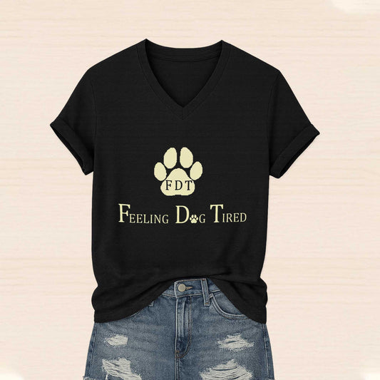 2026 FDT Animal Feeling Dog Tired Shirt Moonbestprint