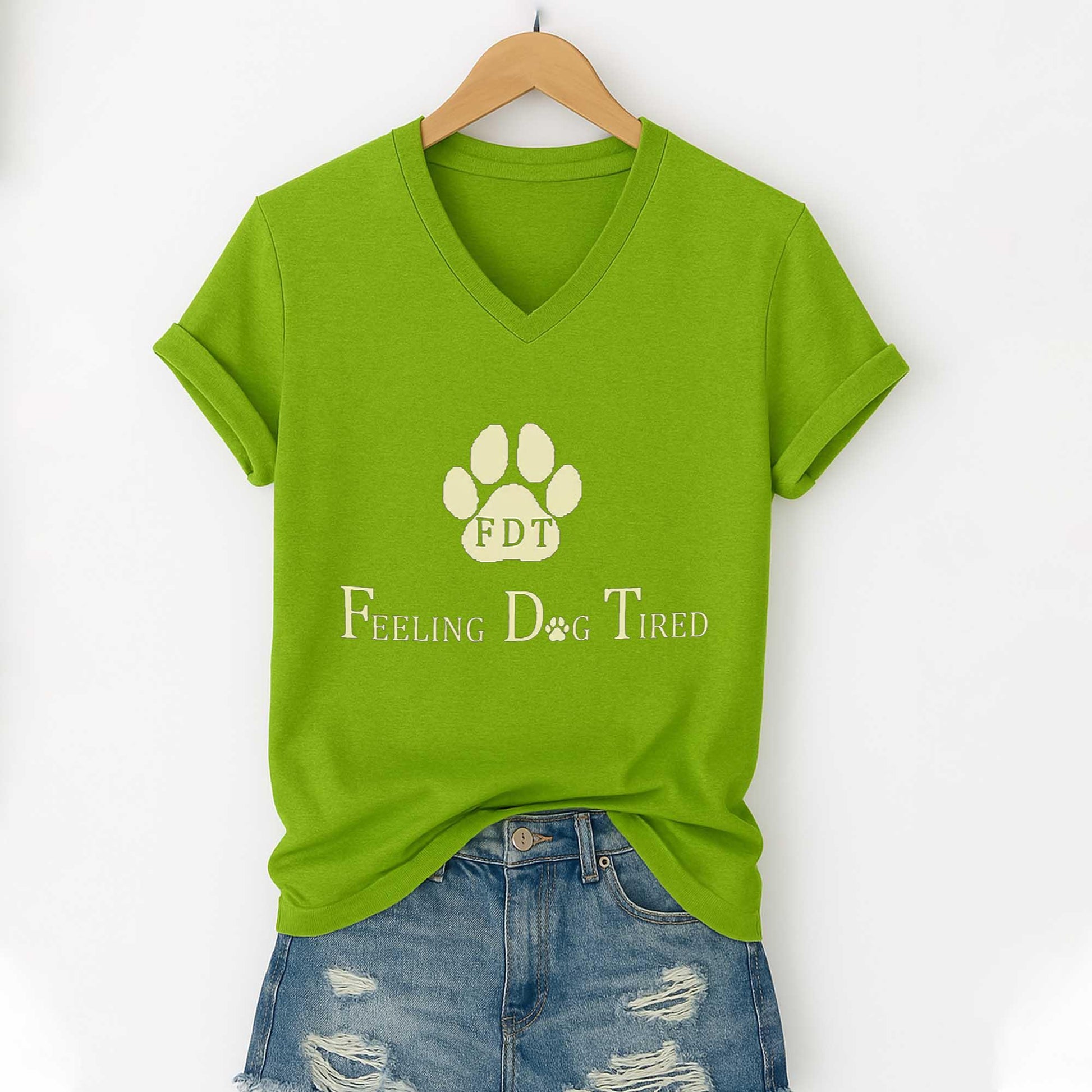 2026 FDT Animal Feeling Dog Tired Shirt Moonbestprint