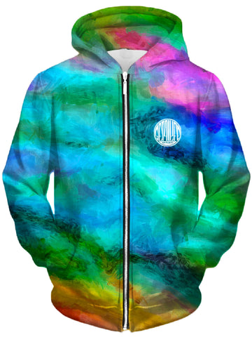 Float Unisex Zip-Up Hoodie -Moonbestprint