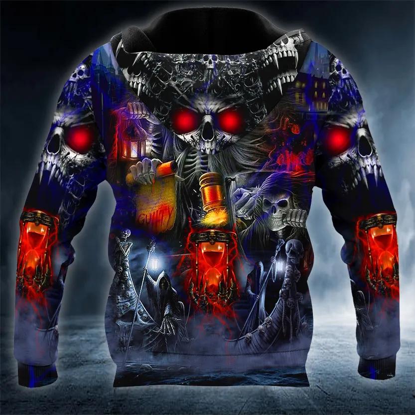 Fantasy Guilty Skull 3D Hoodie Moonbestprint