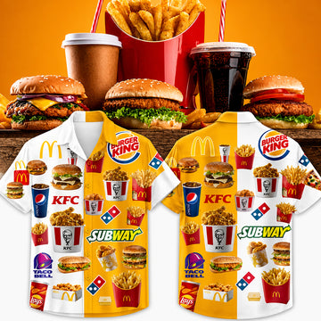 Fast Food Lover Summer 2026 Hawaiian Shirt – Moonbestprint