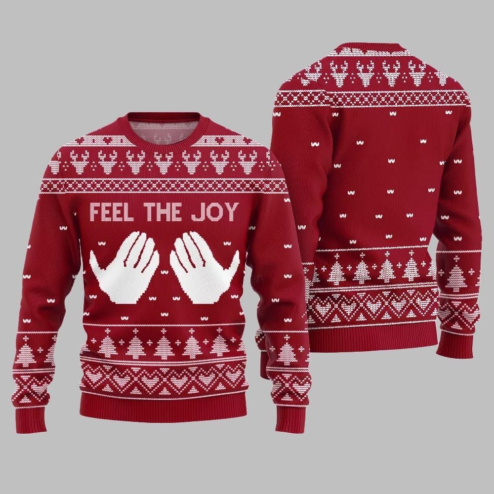 Feel The Joy Ugly Sweater 2026 Christmas - Moonbestprint