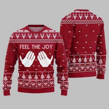 Feel The Joy Ugly Sweater 2026 Christmas - Moonbestprint