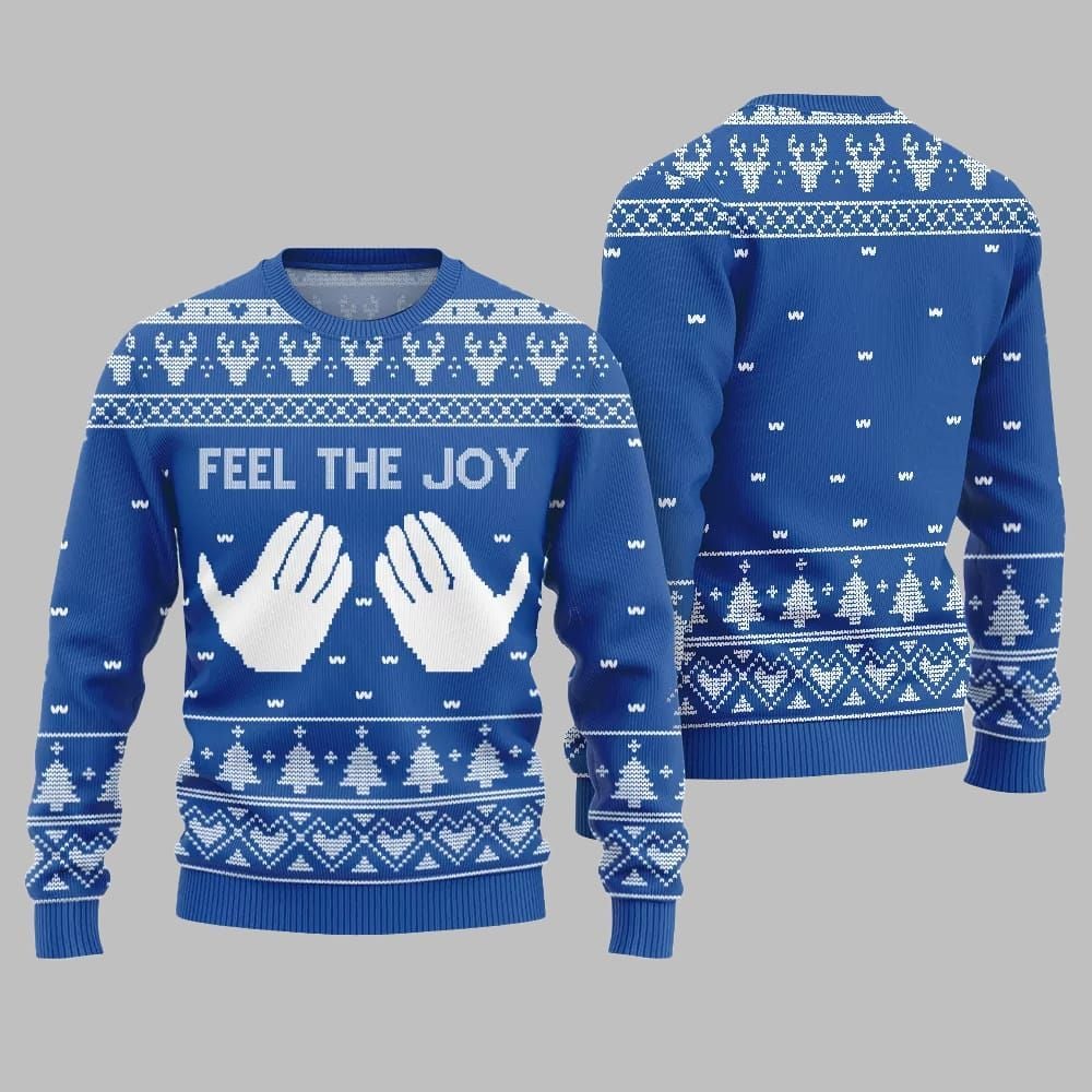Feel The Joy Ugly Sweater 2026 Christmas - Moonbestprint