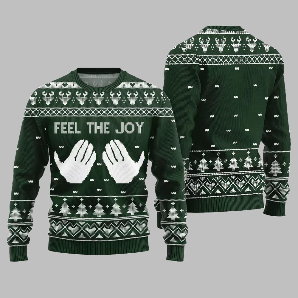 Feel The Joy Ugly Sweater 2026 Christmas - Moonbestprint