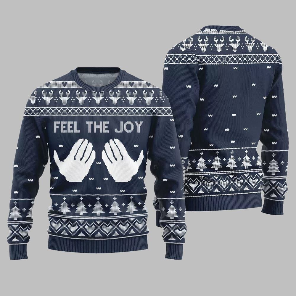 Feel The Joy Ugly Sweater 2026 Christmas - Moonbestprint