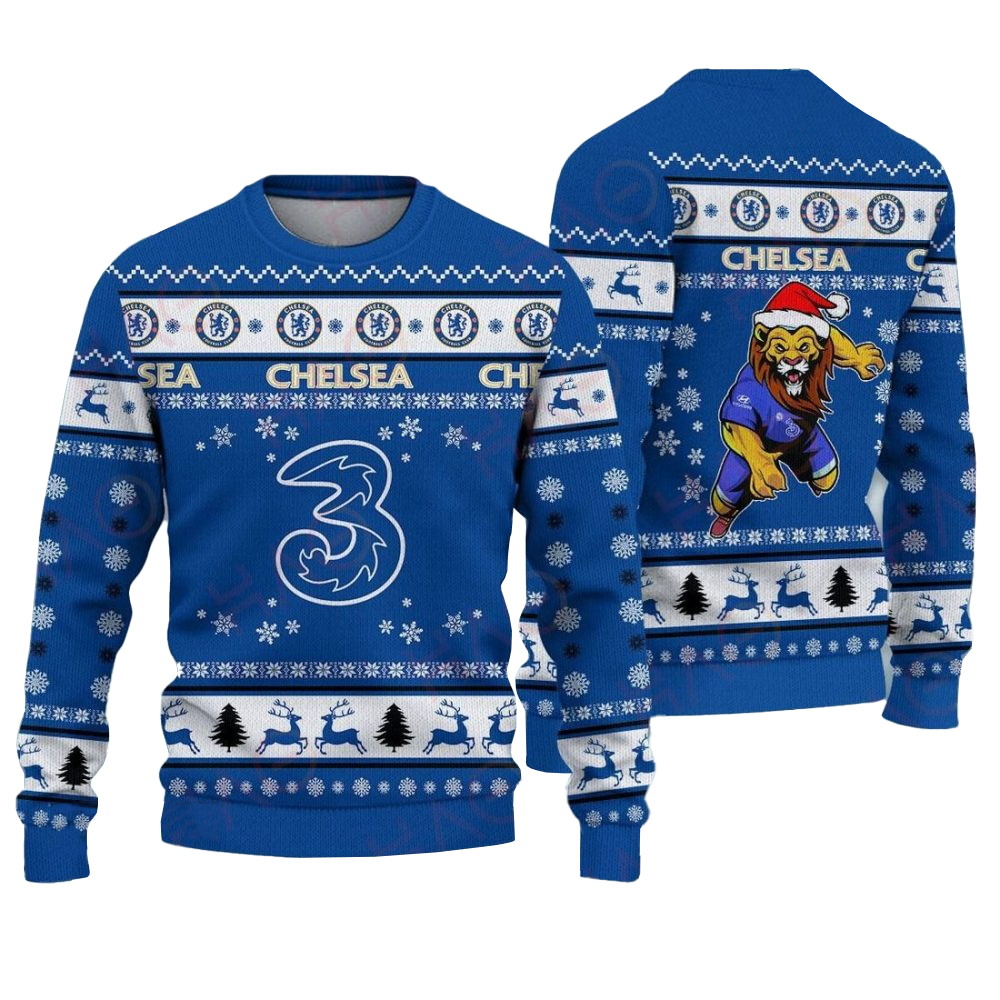 Festive Chelsea Fc Christmas Sweater 2025 – Moonbestprint